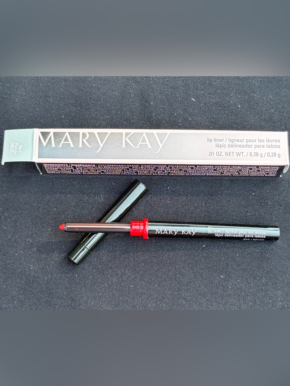 Mary Kay Red Lip Liner Slim Twist-Up Pencil